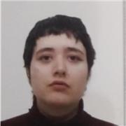 Estudiante de historia del arte, con conocimientos de inglés, historia, lengua y literatura